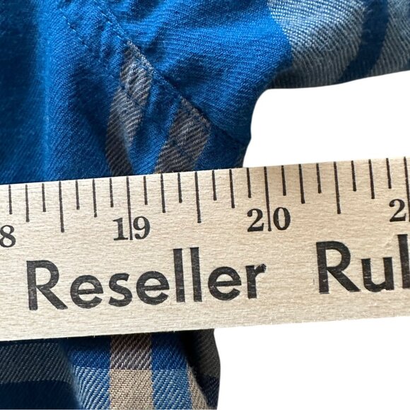 Columbia Men's Blue Plaid Lightweight Flannel SZ Small Heritage Casual Workwear - Picture 5 of 10